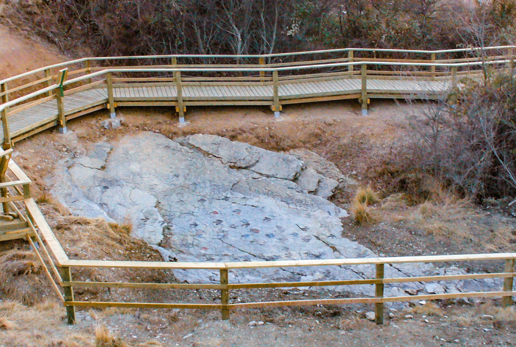 Yacimiento Fuentesalvo. Ruta de las Icnitas de Soria